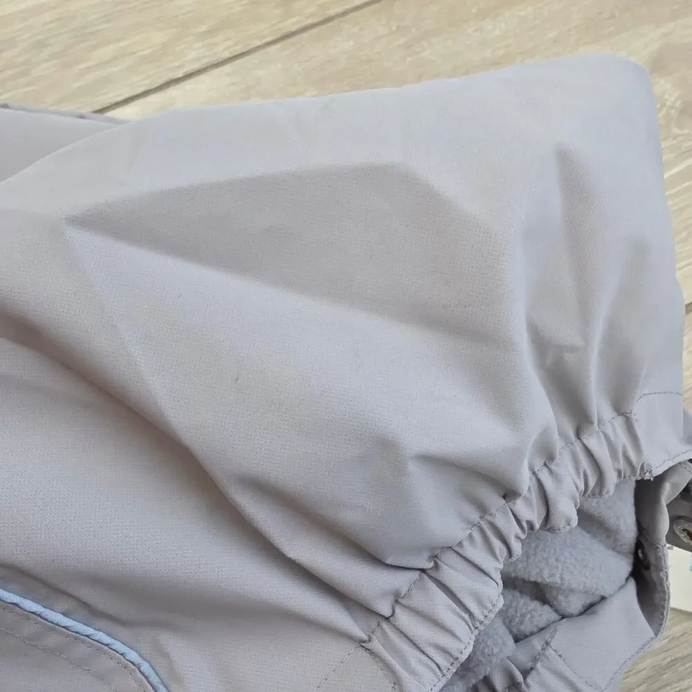 Jan & Jul Cozy-Dry Waterproof Rain Jacket Fleece Lined Gray Youth 14Y (14-16)
